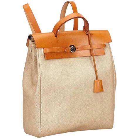 hermes strap canvas|Hermes canvas backpack.